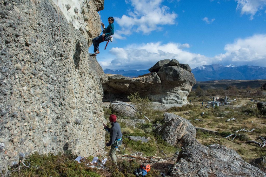 Escalando en la región de&nbsp;magallanes